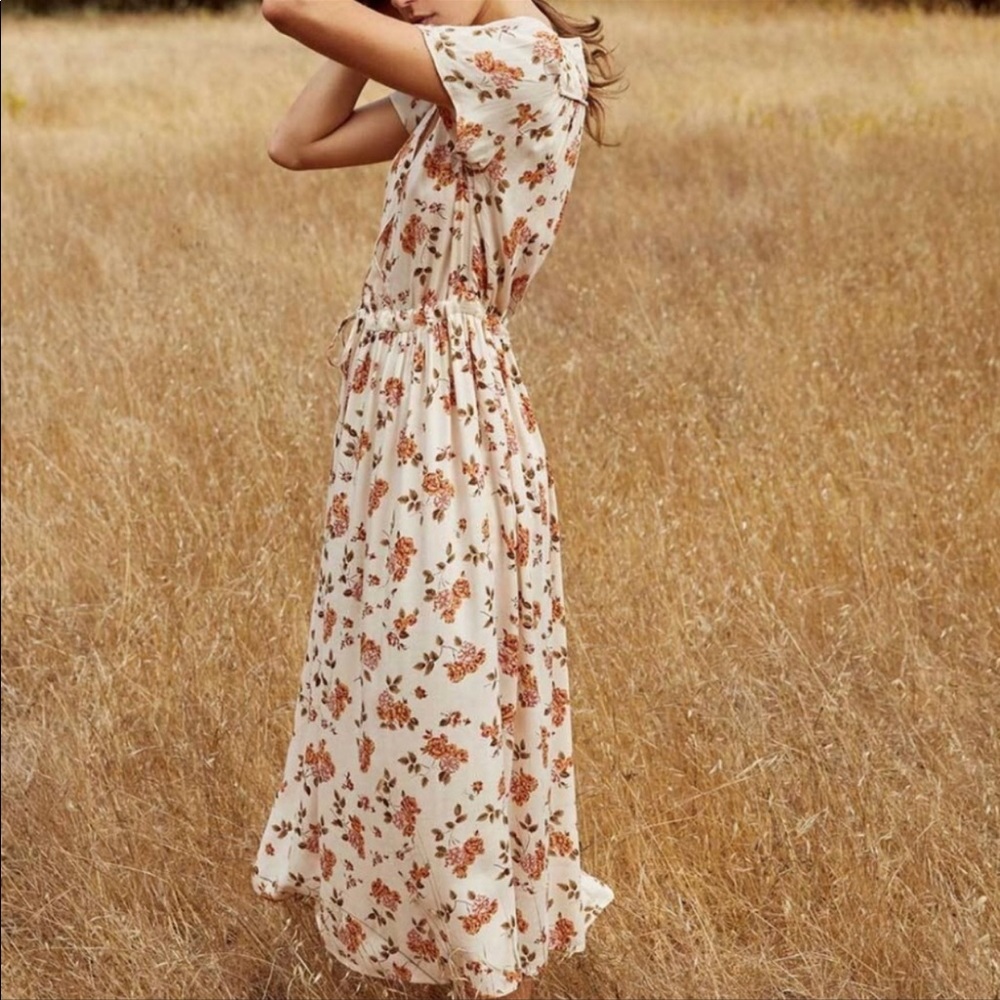 Christy Dawn Dawn Dress Cream Floral XL